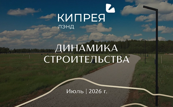 Динамика строительства Кипрея.Лэнд | Июль 2026 г.