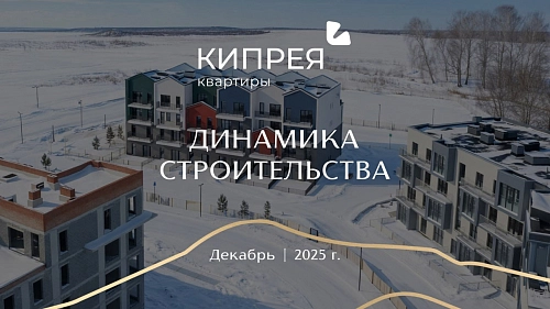 Динамика строительства Кипрея.Квартиры